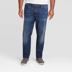 Men's Big & Tall Athletic Fit Jeans - Goodfellow & Co Dark Wash 30x36