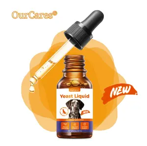 OurCares Yeast Infection Liquid Drops for Dogs (Chicken Flavor) – 60ml | With Xylooligosaccharides, Glutamine & Curcumin, Supports Gut Health, Relieves Itching & Boosts Immunity