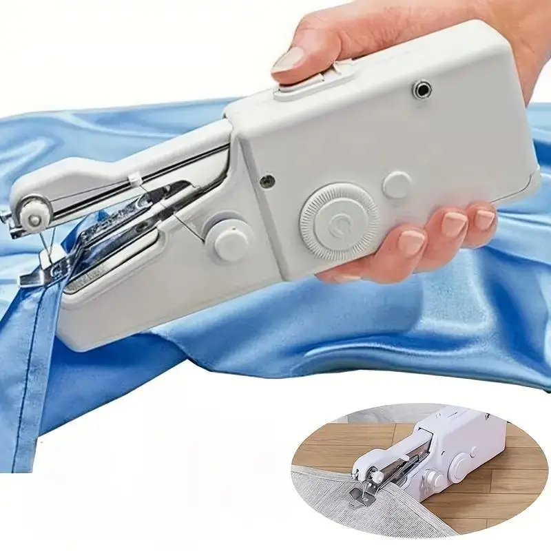 Handheld Mini Sewing Machine, 1 Count Portable Sewing Machine, Sewing Machine Accessories