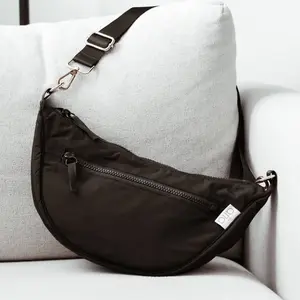 ISLA Bag | Crossbody Nylon Crescent Diaper Bag