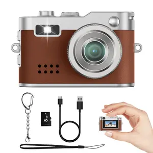 Mini Camera - 1080P Mini Retro Digital Camera - Portable Small Cameras Vintage Compact Micro Cameras - Pocket Video Recorder for Travel Study Recording   Perfect Gift for Christmas, Birthday,  toddler gift
