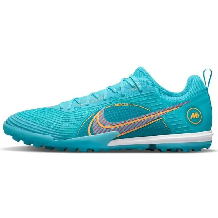 Nike Mercurial Air Zoom Vapor 14 Pro TF Chlorine Blue Laser Orange' Comfort Soccer Cleats Unisex DJ2851-484