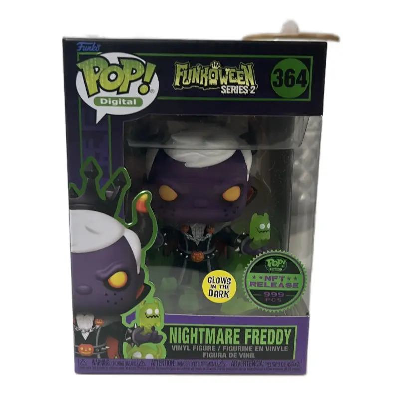 Funko Pop Vinyl Figure - Nightmare Freddy Digital Limited Edition Movie TV/Movie Character 1-Piece Collectible, LE 999 Pieces Character Figurine, One-Piece