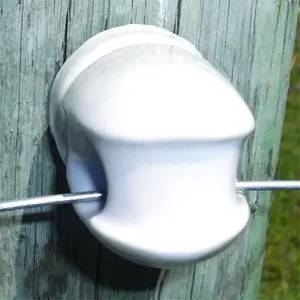 Patriot  Porcelain Screw-In Insulator, Large - White, 1 Pack