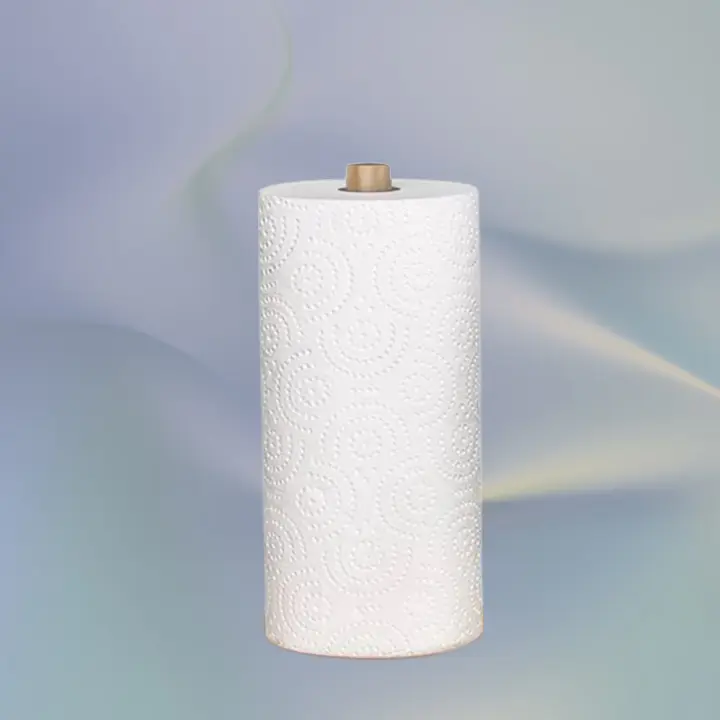 Large Roll Kitchen Paper Towels Ultra Absorbent Oil-Resistant Strong Soft Household Use with Drawstring and Tear Resistant Features