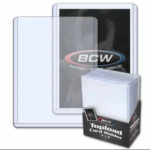 BCW 3×4 Standard Toploaders (25 count)