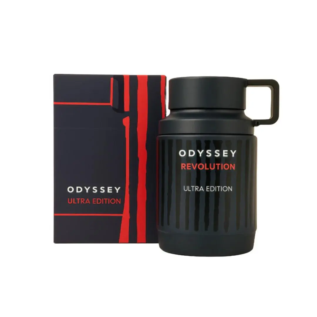 Armaf Odyssey Revolution Ultra Edition EDP Spray - 100ML (3.4oz) New Launch Aesthetic Fragrant Boxed Longlasting Woody Men's Fragrance, Violet Notes, Spicy Bold Scent, Citrus Burst, Sea Accords, Noticeable Projection for Daytime, Office Use, Aesthetic Men