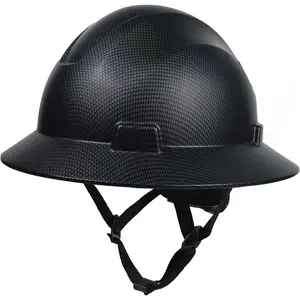 Full Brim Hard Hat for Men Women, Vented & Non-Vented Safety Helmet, 4-Point Ratchet Suspension, Padded Sweatband, Impact Resistant, Lightweight, Durable for Construction Work