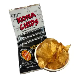 Kona Hawaii Kitch'n Cook'd Potato Chips 4.25 Ounce Bag