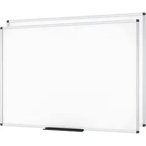 Large Magnetic Dry Erase White Board for Wall, 96 X 48 inches, Pack of 2, 8' x 4' Aluminum Framed Whiteboard with Marker Tray for School Office Home