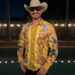 Pericos Rhinestone Long Sleeve Shirt