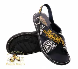 Huarache del Guache - Bordado en Piel