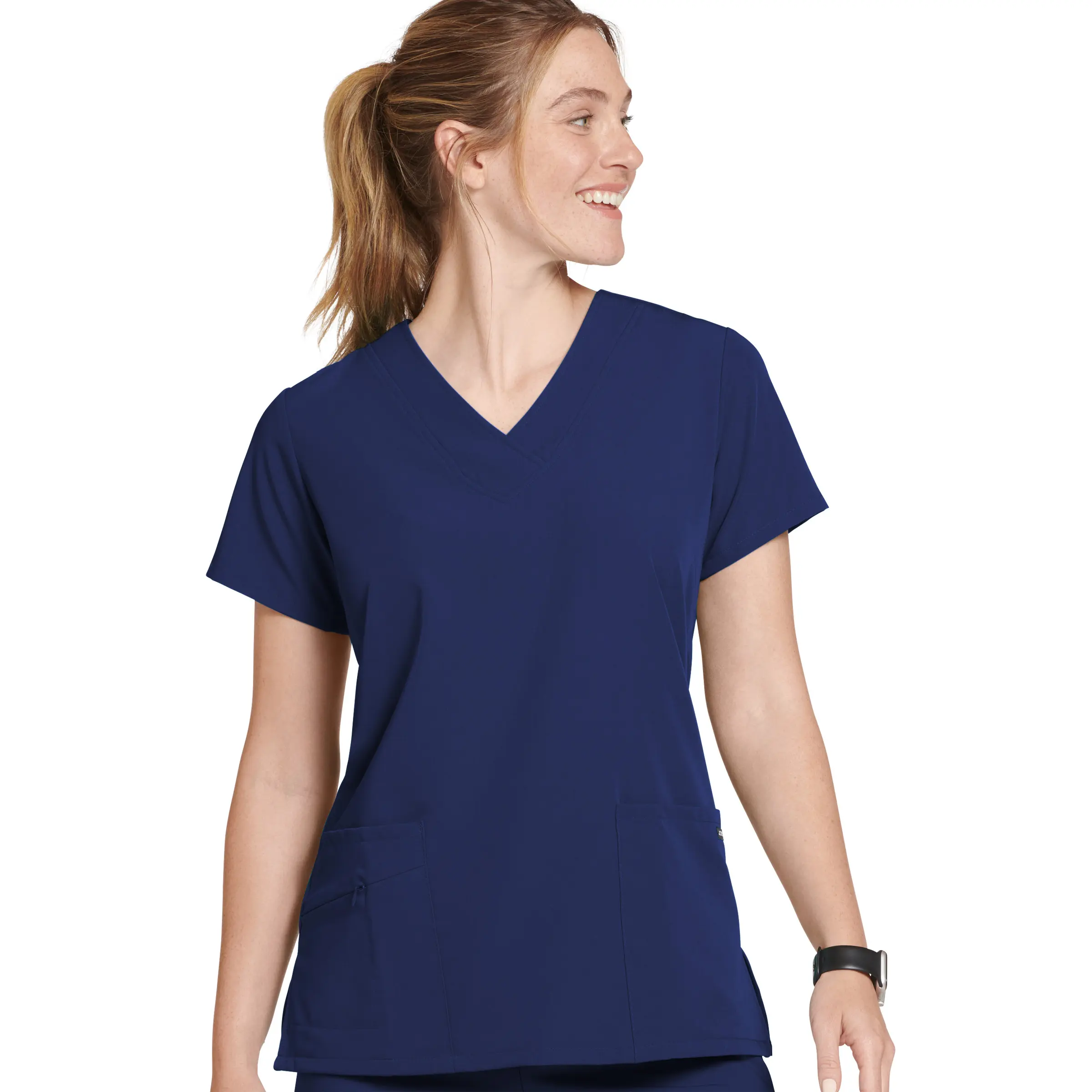 Jockey Women's V-Neck Crossover Scrub Top