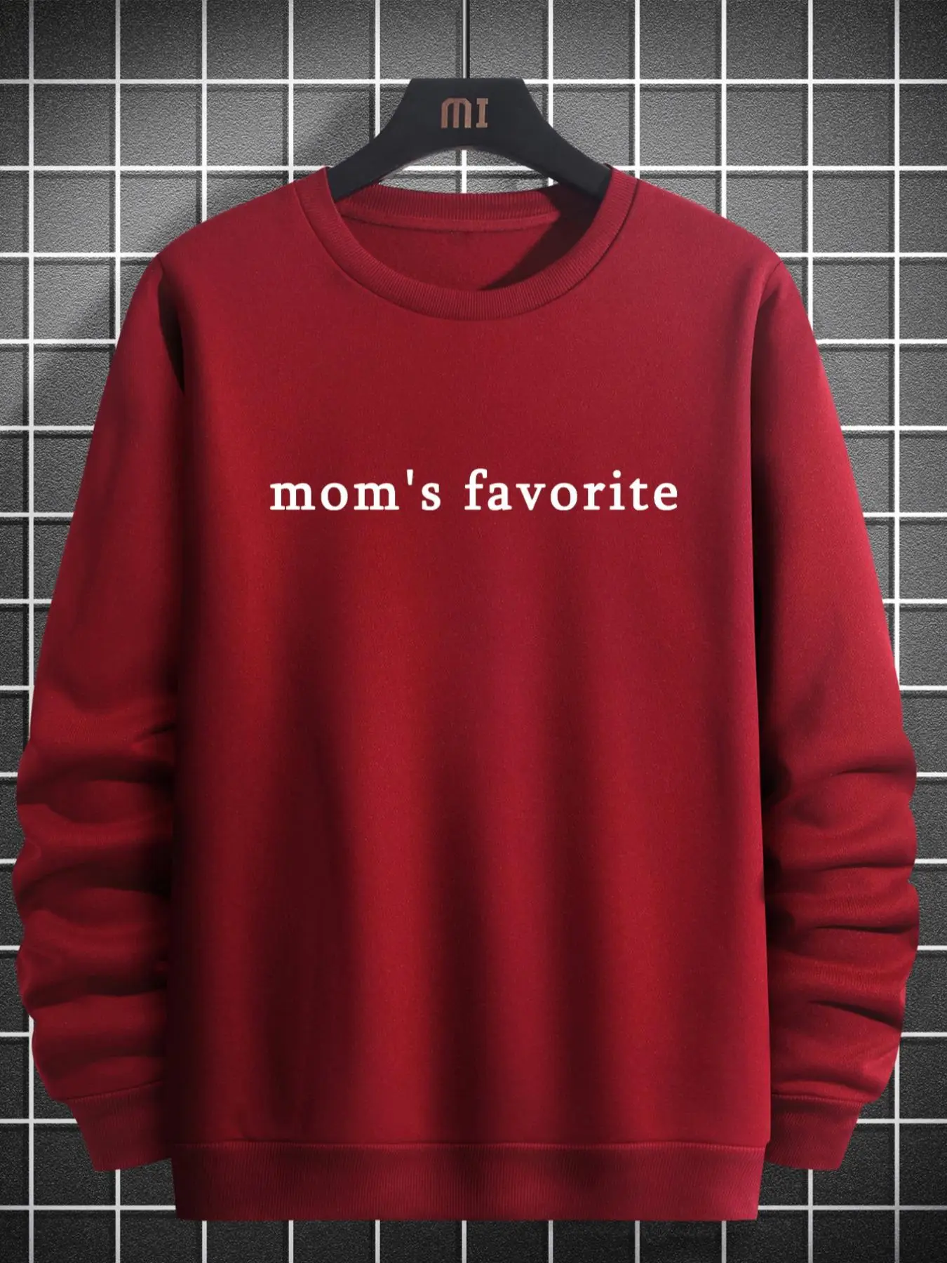 Men's Letter Print Drop Shoulder Sweatshirt, Casual Crew Neck Long Sleeve Pullover for Daily Holiday Outdoor Wear, Men Clothes for Spring & Fall