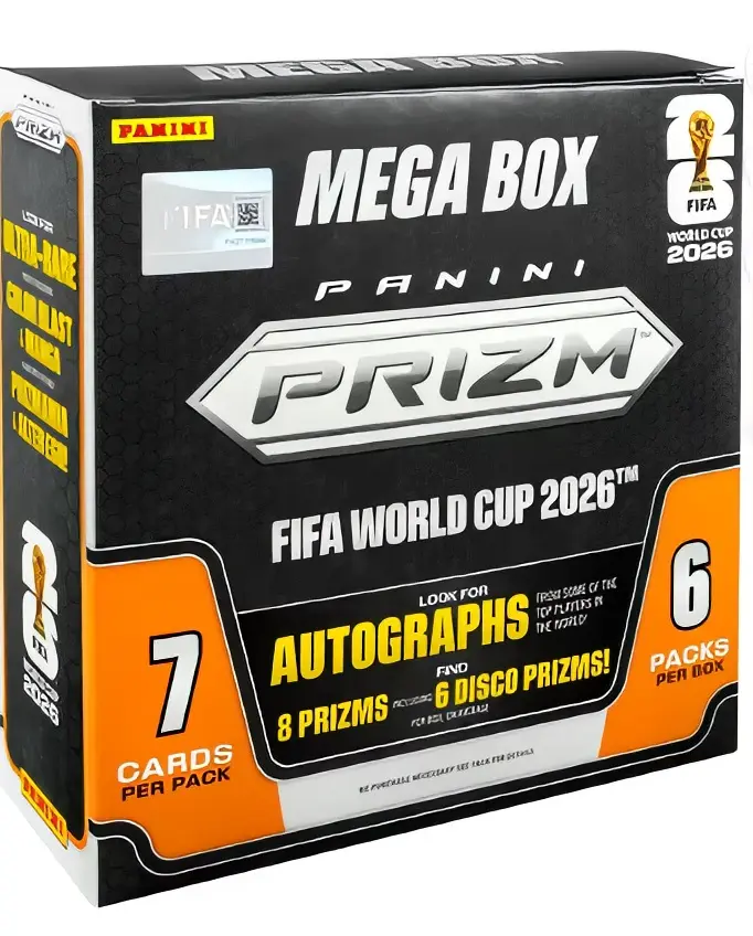 X Panini Prizm Mega Box FIFA World Cup 2026. X Panini Prizm Mega Box FIFA World Cup 2026.