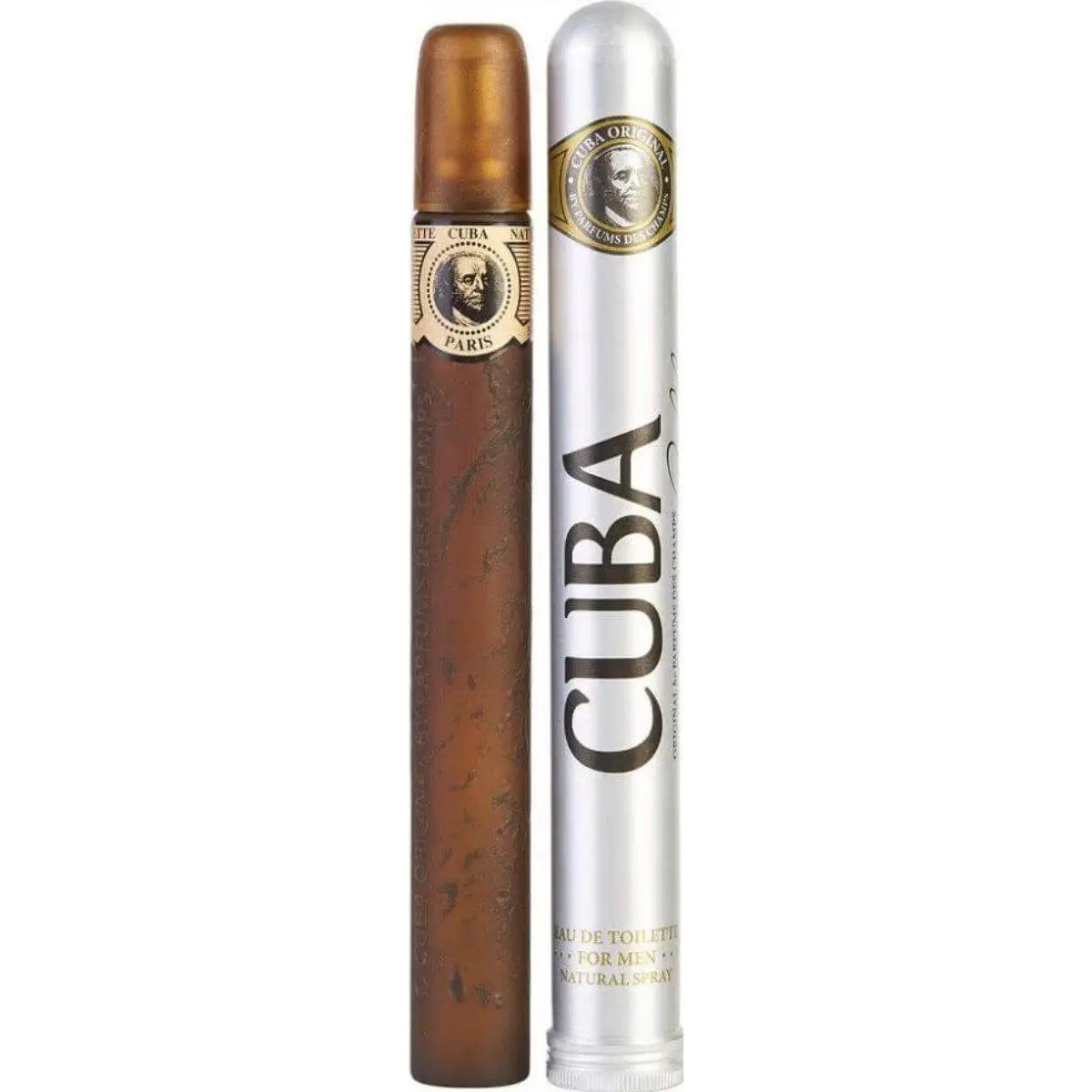 Cuba Gold Men's Eau de Toilette (EDT) Spray, Woody Citrus Fragrance with Jasmine & Lavender, Fresh Scent, 1.17 fl oz, New in Can, Bergamot Base, Signature Scent, Citrusy Calm, 1 To 1.9 Fl Oz, Aesthetic Men's Fragrance, Fresh Aura