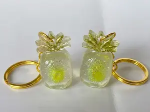The Pineapple Pocket Buddies™ — Handcrafted BFF Resin Set (Made to Order)