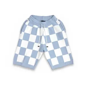 George V 'Knited' Shorts (Blue/White) GV2901