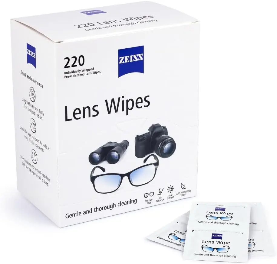Zeiss Lens Wipes, White, 220 Count Zeiss Lens Wipes, White, 220 Count