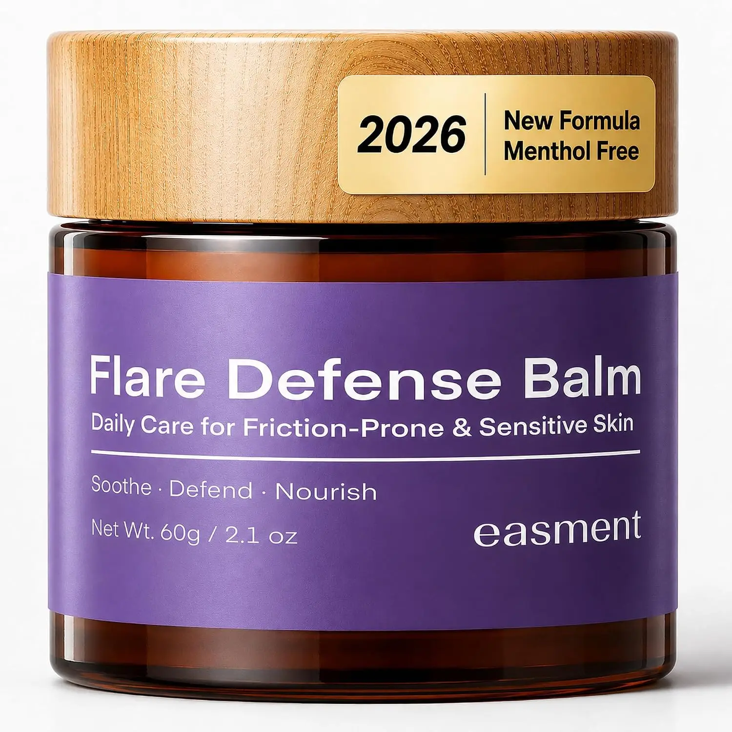 Easment Hidradenitis Suppurativa Flare Defense Balm Sensitive Skin Formula: 2026 New Daily Protection for Flare-Prone, Bump-Prone Skin – Menthol Free, Non-Greasy, Non-Staining