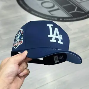 New Era MLB Snapback Flat Brim Baseball Cap NY Yankees Los Angeles Dodgers Cardinals Guardians Hat Adjustable Closure Structured Crown Raised Embroidered Team Logo Classic Streetwear Sports Cap for Men Women