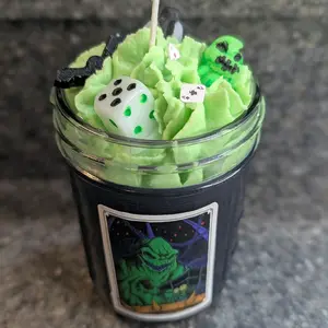 Nightmare Before Christmas Inspired 8 oz Candle Scented Candy Corn - Festive Home Decor - Ornaments