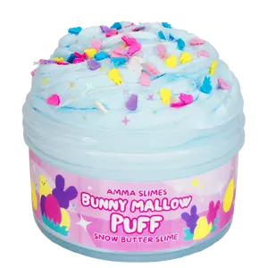 Amma Slimes • Bunny Mallow Puff Snow Butter Slime