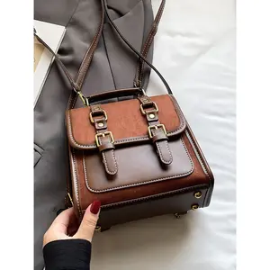 Fashionable and trendy frosted women's backpack, a, casual and versatile mini travel backpack, Cute Stylish Daypacks, paired with exquisite pendants, suitable for daily wear, commuting, dating, shopping and other scenarios