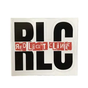 Red Light Clinic Logo Sticker