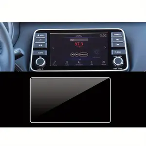 For Nissan Kicks 2017-2020, Tempered Glass Car GPS Navigation Screen Protector Film