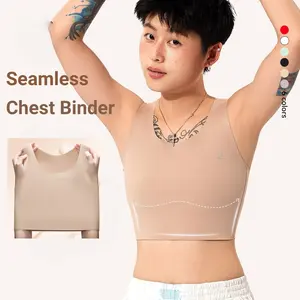 Invisible Seamless Binder – Stretchy Fabric Lays Flat Under Any Outfit Nylon Womenswear