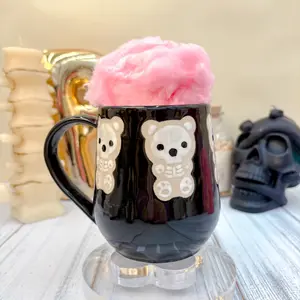 Black Gummy Bear Ceramic Mug TikTok