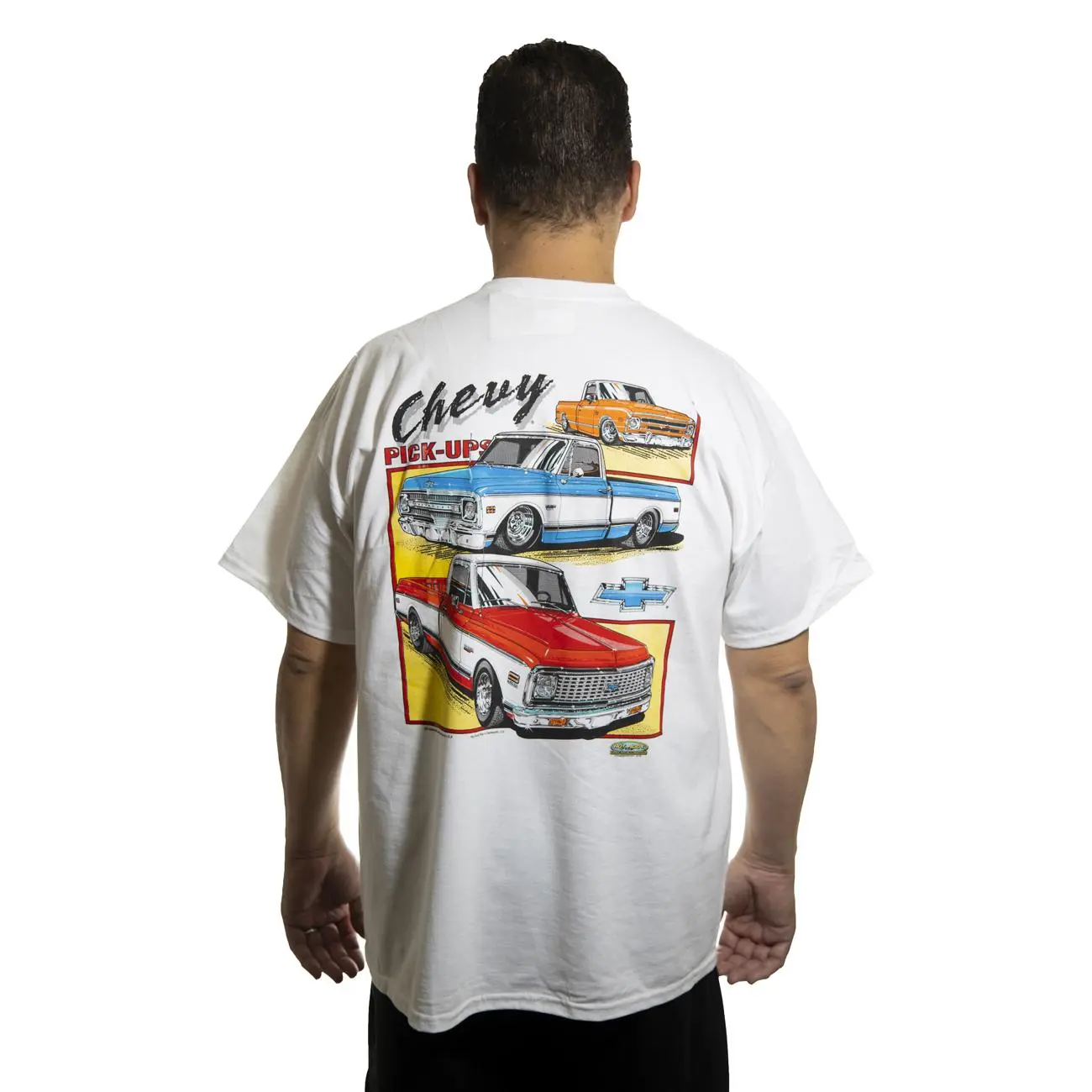Chevy Truck T-shirt Classic Assorted Pickup Trucks White Tee Shirt, trending unisex for men, women