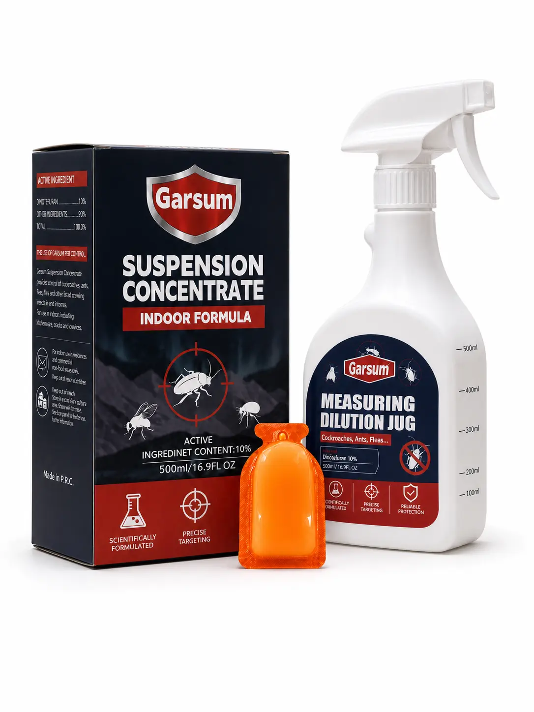 Garsum 500ml Home Guard Barrier - Long-Lasting Indoor Shield Against Crawling Bugs & Pests