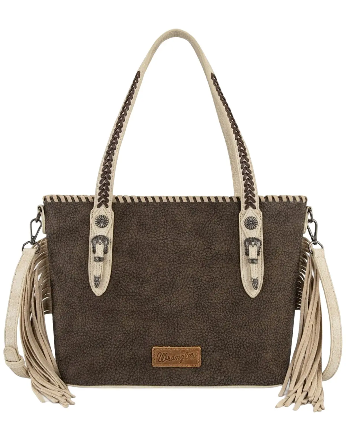 Wrangler Women's Women'S Braided Tassel Tote Bag - Wg454-2002Cf