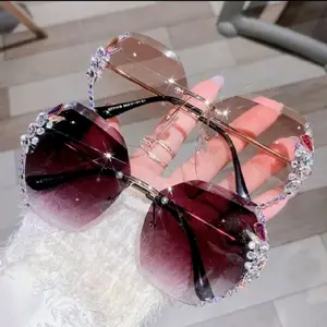 High Quality Rhinestones Sunglasses For Women