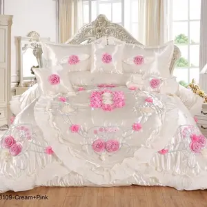 6 pc Set Wedding Comforter - Includes 6 Pieces for Comfortable Home Decor all-season bedding