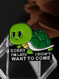 Cute Cartoon Turtle Design Brooch, Fashion Brooch for Women & Men, Enamel Pin Suitable for Backpacks, Jeans, Scarves, Hats Decoration