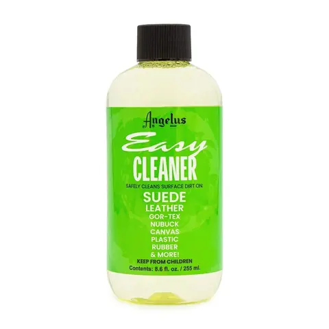 Angelus Easy Cleaner - Premium Footwear Care Solution, Tough on Dirt, Safe for Workout Sneakers, White Shoes, Luxury Handbags, Suede-Safe Clean for Suede, Nubuck, Leather, Mesh, Rubber, Plastic & More, Ideal for Cobblers