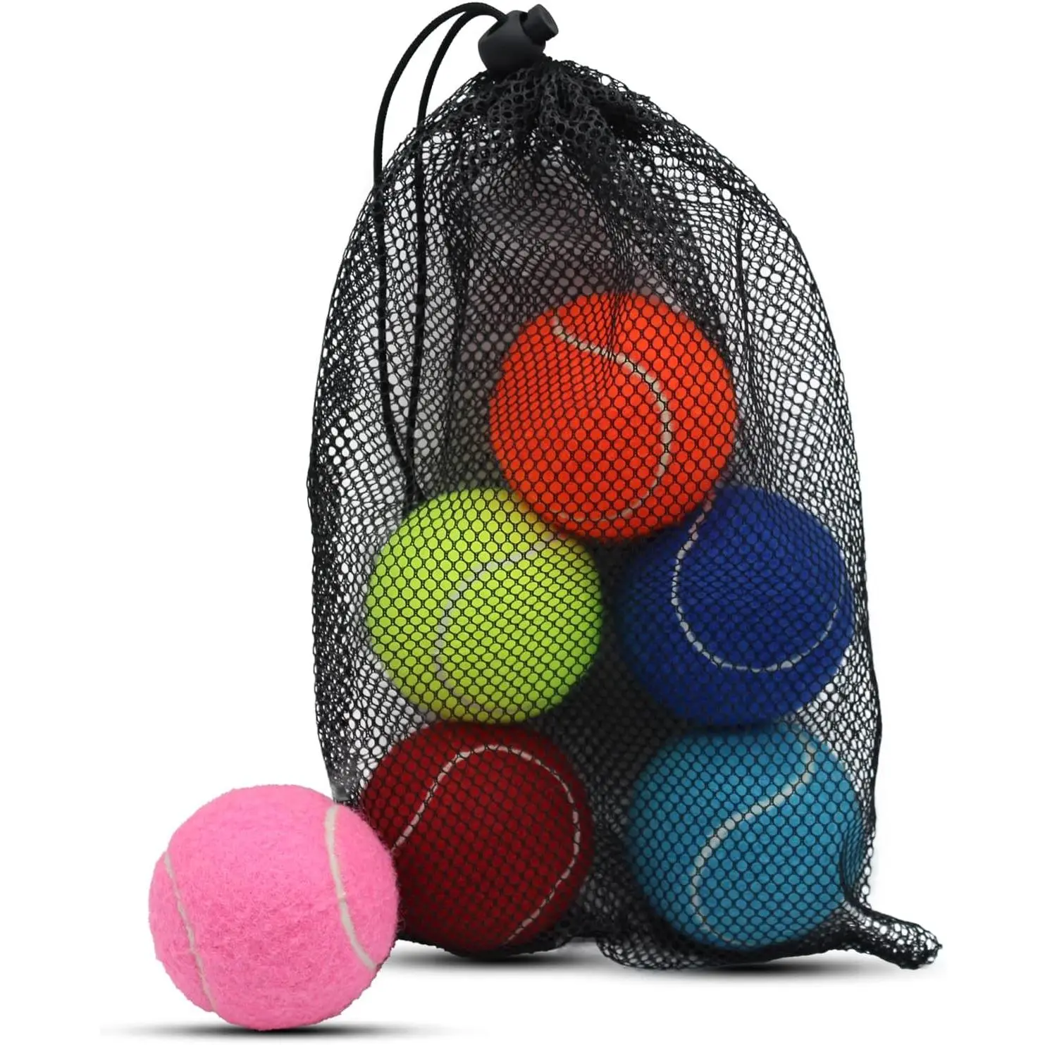 Tennis Balls, 6 Pack  Tennis Balls,High Elasticity Practice Balls for Beginner, Playing Balls for Dogs