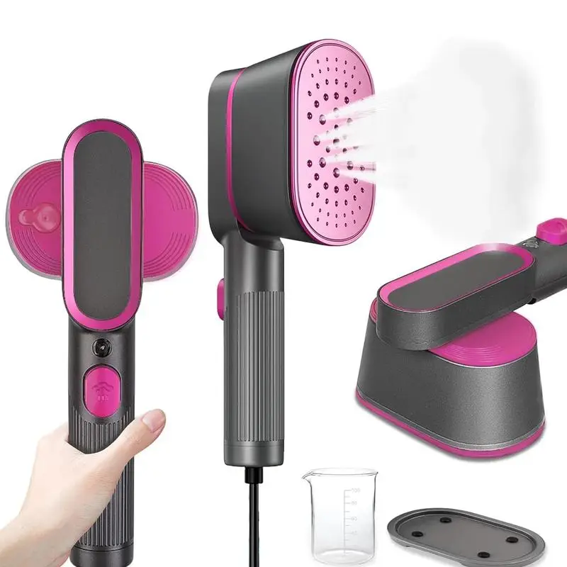 Multifunction Steamer for Clothes, Durable 2 in 1 Garment-steamer, Plug and Play 15s Fast Heat Up-steamer & Iron, Large Panel Steam Presses, High Pres