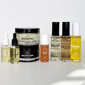 Spa Essential Skin Repairing Gift Set - Tea Tree, Apricot, Cleansing, Coffee, Mint, Body Care, Cosmetics
