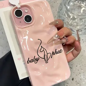 iPhone Compatible B-Baby P-Phat Phone Case, Soft Tpu Material, Ripple-Shaped Design, Available for Multiple Models Including Pro Max & Mini