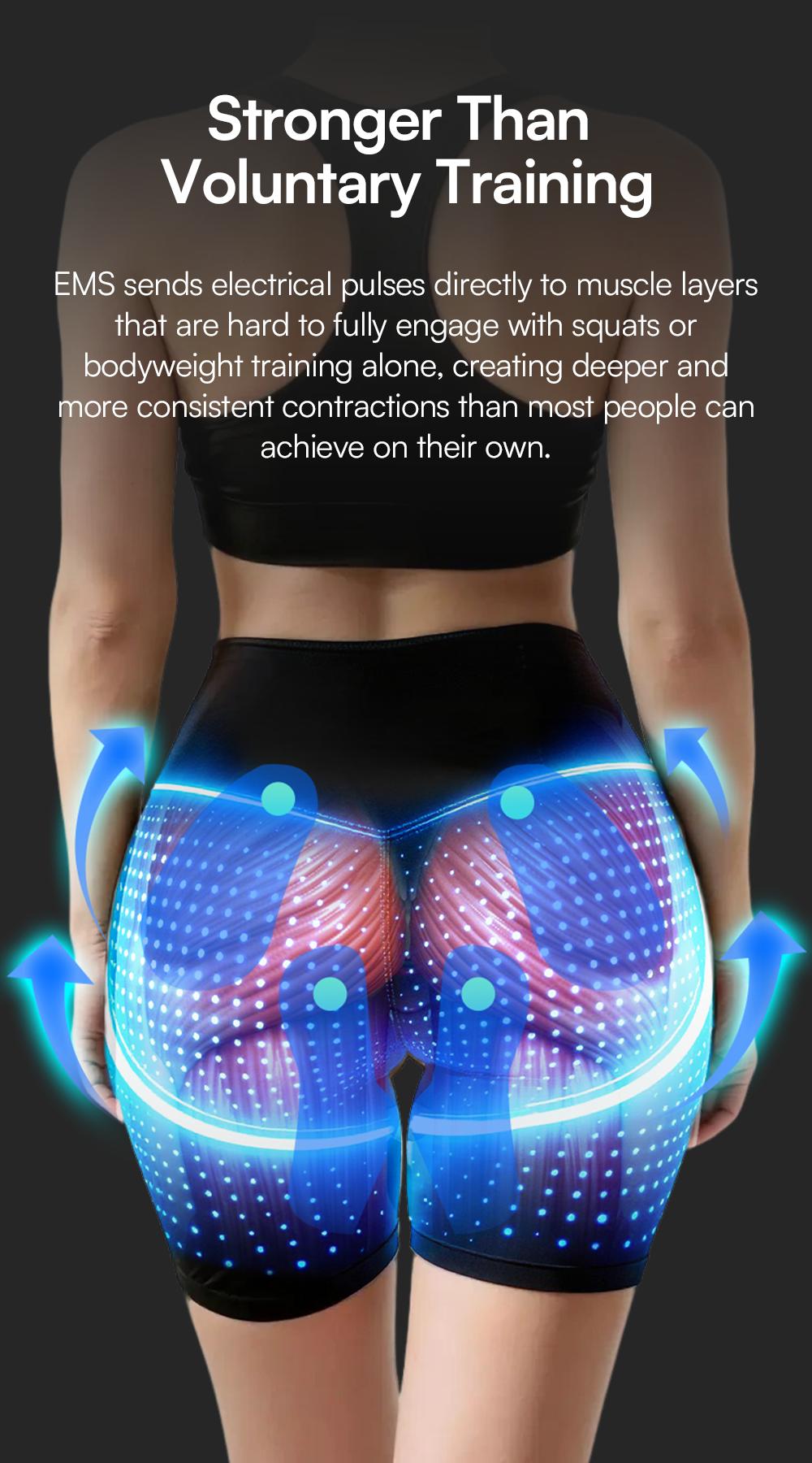 【LIVE EXCLUSIVE】INIA CURVIFY EMS Booty Lift & Sculpting Shorts: 4-Mode Microcurrent for Glute Sculpting & Pelvic Floor Support (Visible Results in 2-4 Wks)