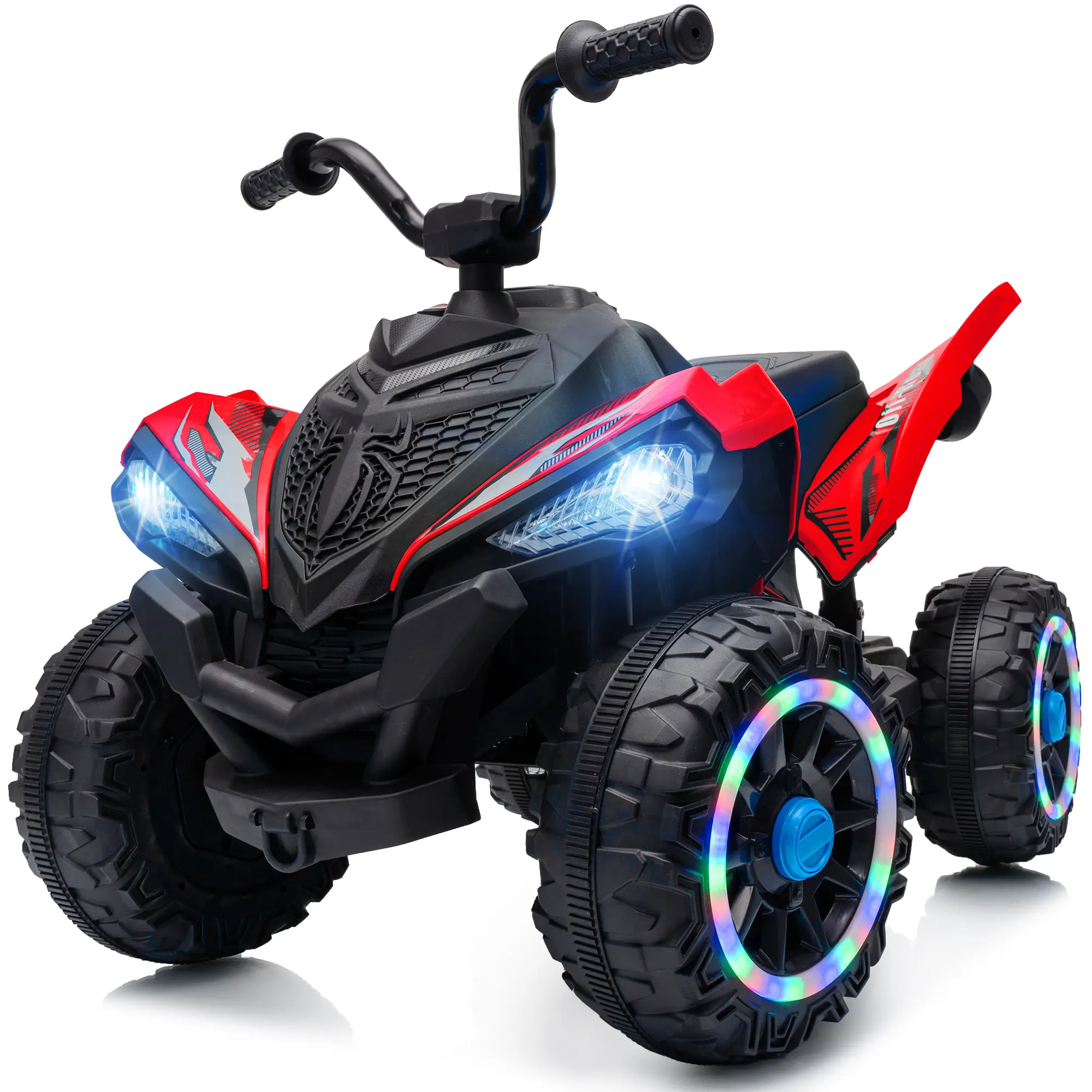 Hikiddo Spider 24V/12V Electric Ride on ATV for Kids, 4 Wheeler with 400W Motor