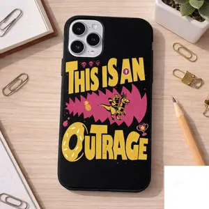 Princess Donut And Mongo Phone Case, This Is An Outrage iPhone Case, Dungeon Crawler Carl Phone Cover, Gamer Book Style, Litrpg Lover Gifts