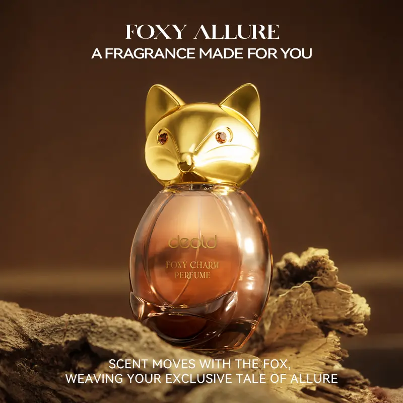 Deold Alluring Fox Perfume - 100ml Light Luxury Unisex Woody Fragrance, Fresh Lingering Scent, Alcohol-Containing, Ideal for Sports/Parties, All-Season Adult Gift (Beauty & Personal Care)