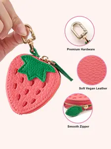 Fruit shaped keychain, stylish keychain, Trendy Cute Keychain, suitable for women and girls, backpack keychains, wallet pendants, fun keychain gifts, bag decoration sets, Keychain for bags, unique gift ideas, suitable for all age groups
