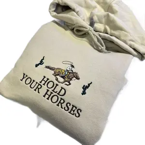 Hold your Horses Embroidered Hoodie