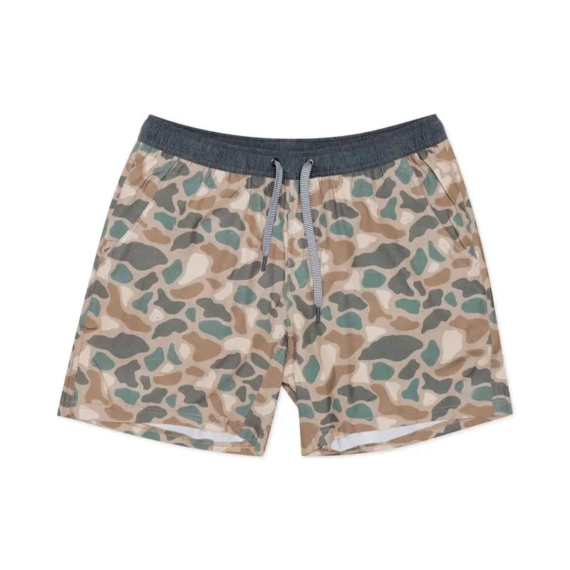 Hawaiian Camo Athletic Shorts for Men – Pintail Camouflage with Grey Liner  Unisex Swim Shorts